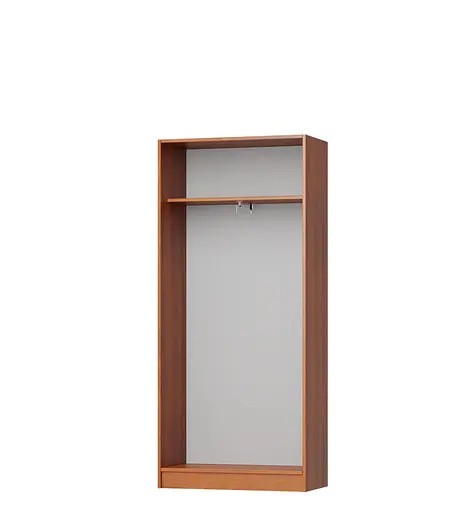 Шафа-купе дводверна MebelStar Уні AL 2ДСП 90x45x210 см Аляска білий (MBS-2566) - фото 2