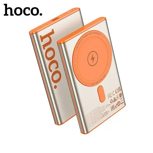 УМБ Hoco Q32 Bird PD20W wireless magnetic power bank(5000mAh) золотистий - фото 2