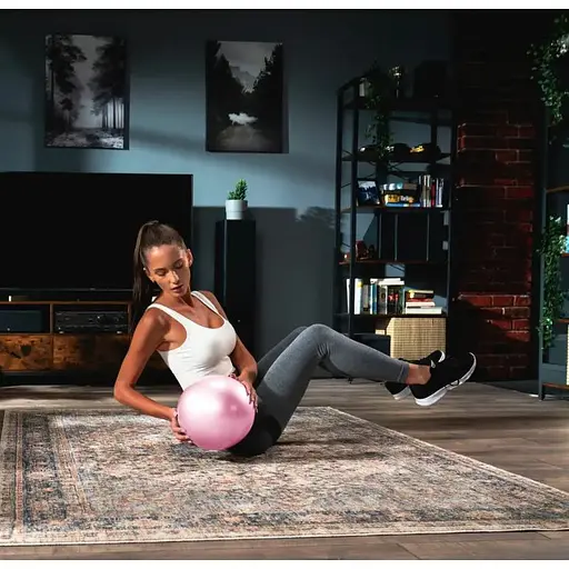 Фитбол Hop-Sport 25см розовый - фото 3