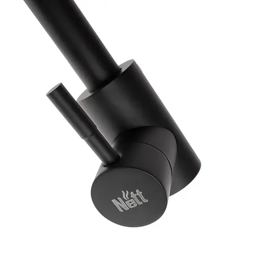 Смеситель для кухни из нержавеющей стали черный Nett WB-33 Черный - фото 3