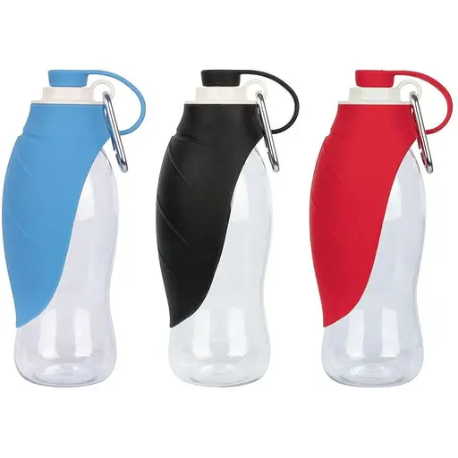 Бутылка для собак Zoofari 550 мл Ø8 х 21,5 см прозрачная black - фото 4