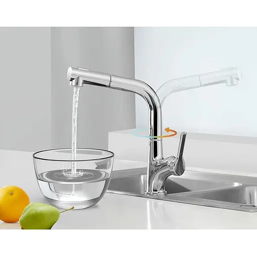 Змішувач для умивальника DiiiB Stainless Steel Fauset DXCF005 [134504] - фото 3