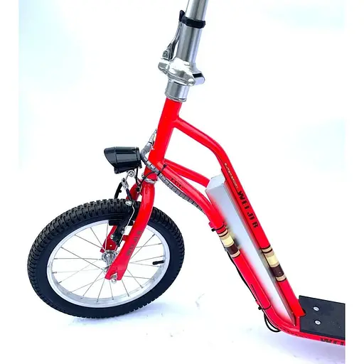 Электросамокат Драйв SNS Junior A12 (500W, 7.8Ah) 18/12" Красный - фото 3