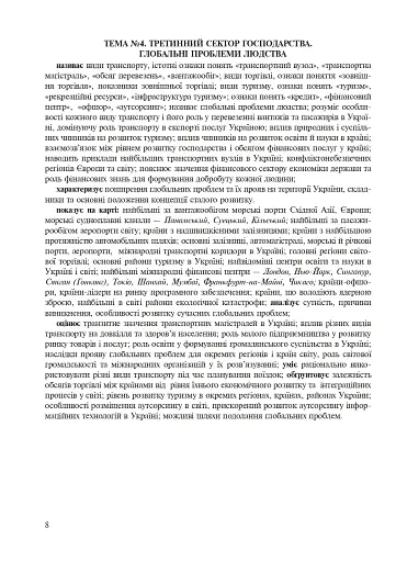 Україна і світове господарство. Зошит для узагальнення знань. 9 клас - фото 7