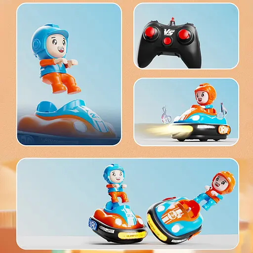 Ігровий набір машинок на радіокеруванні T36 Bumper Car (2pcs) Red / Blue - фото 3