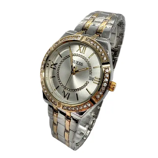 Годинник жіночий наручний Guess IBW912SYO Золотисто-сріблястий - фото 2