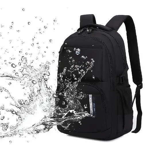 Універсальний міський рюкзак Justpack з ортопедичною спинкою чорний 31 х 49 х 17 см (5774) - фото 6