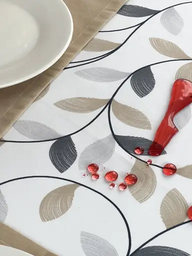 Водоотталкивающая Скатерть Принт Нежность 220х140 см (+ 4 салфетки 30х40) - фото 6