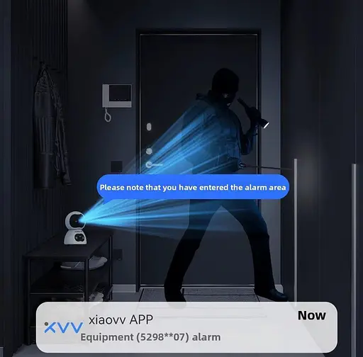 Відеоняня Xiaovv BQ2 PRO 4-мегапіксельна IP-камера з подвійним об'єктивом Wi-Fi огляд 360 ° нічним баченням - фото 7