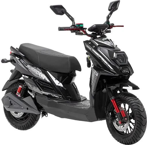 Електроскутер Двомісний Corso Hurricane (2500W 72V/40Ah) Графіт - фото 2