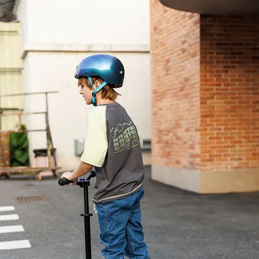 Захисний шолом Micro розмір M неохромовий синій (AC2288BX) - фото 5