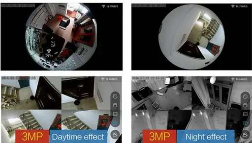 Панорамна Wi-Fi Smart камера V380-V7 із блоком живлення - фото 7