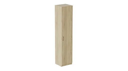 Пенал Анжело Ferrum-decor на 5 полиць із дверима 1900x400x380 ДСП Дуб Сонома 16 мм (FRD-104908) - фото 2