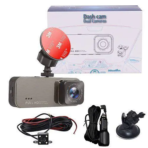 Автомобильный видеорегистратор 701 LCD экран 3.19" 1080P Full HD 2 камеры Parking Monitor - фото 5