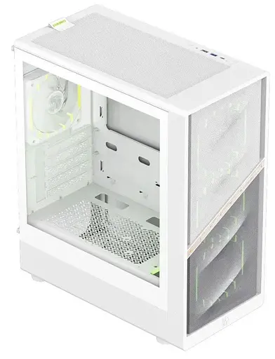 Корпус GAMEMAX Aeris 330 M Tempered Glass без БЖ White - фото 5