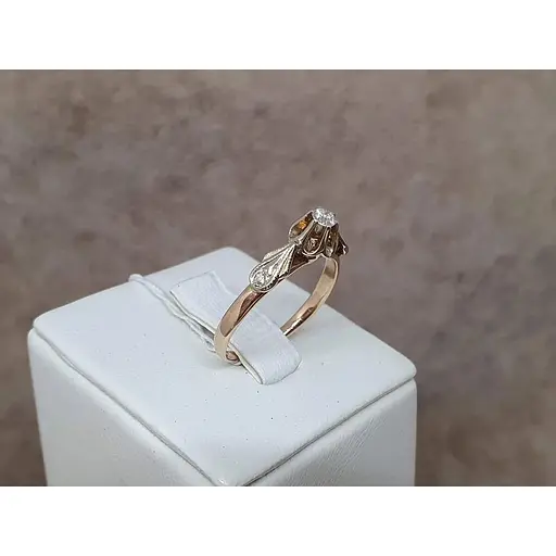 Золотое кольцо Гаразд с бриллиантами. 302007 18 - фото 3