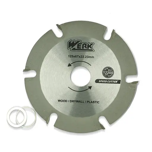 Диск універсальний Werk 4332651 для КШМ 125 x 6T x 22.23 мм (129227)