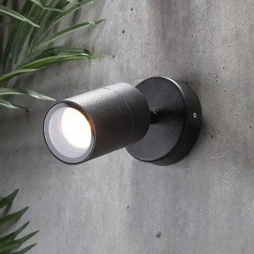 Регулируемый наружный настенный светильник Kenn черный 2 шт. - фото 3