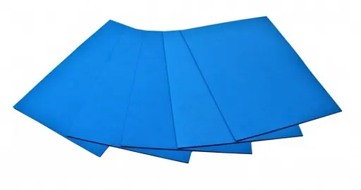 Набір фоамірану кольорового, А4, 1 мм, 5 аркушів, Блакитний, EVA-1-019