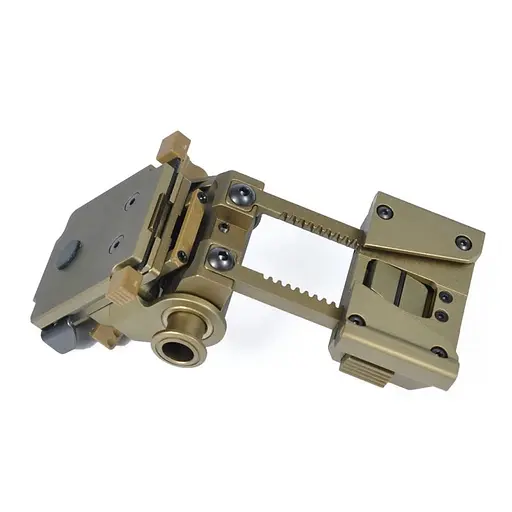 NVG крепление для ПНБ с DOVETAIL интерфейсом "Ласточкин хвост" для NV8000, NV8160, PVS-15/18/21/31 Wilcox L4G24, золотистый (100986) - фото 3