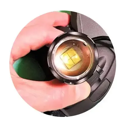 Налобный фонарь Police BL-XQ-218-HP50 Power bank + microUSB + 3х18650 + 3 режим - фото 6