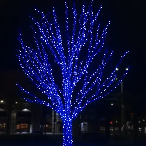 Гірлянда Нитка вулична GarlandoPro 30 м 300 LED чорний дріт Синій CF300L30MBBL - фото 2