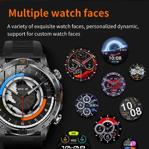 Часы Smart Fire Steel с компасом, 2 ремешка - фото 22