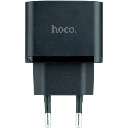 Зарядное устройство Hoco N29 Triumph wall charger dual Type C 35W output EU plug Черный - фото 3