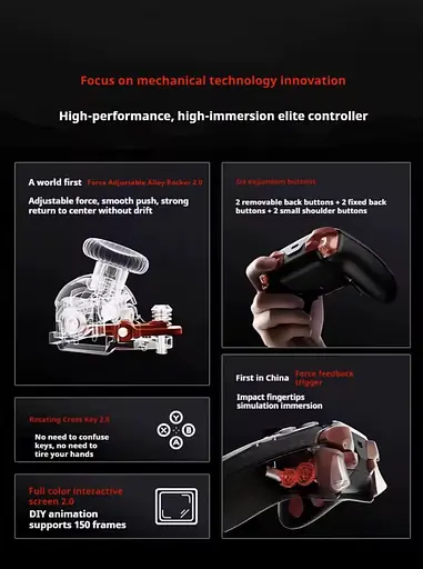 Геймпад Flydigi APEX5 Wuchang PC/NS/Android/TV Лимитированная серия - фото 4