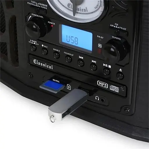 Проигрыватель винила Auna NR-620 (10007043) Черный - фото 7