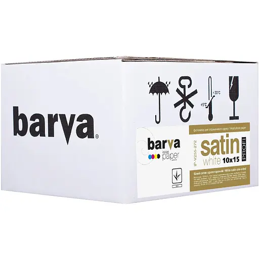 Фотопапір Barva, сатин, A6 (10x15), 255 г/м², 500 арк, серія "Profi" (IP-V255-272)