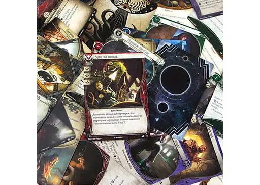 Настольная игра Ігромаг Ужас Аркхэма. Карточная игра: Наследие Данвича. Кровь на алтаре (Arkham Horror: The Card Game - Blood on the Altar) (укр.) (AHC05) - фото 5