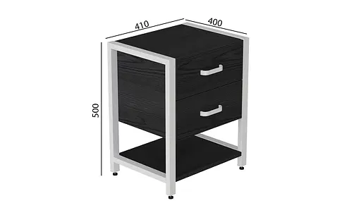 Тумба універсальна Вів'єн 2/1 50x41x40 білий ДСП Сосна Кембра 16мм FRD-104180 - фото 6