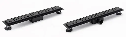 Душовий канал Rea Greek black mat T 90 см REA-G8003 - фото 6