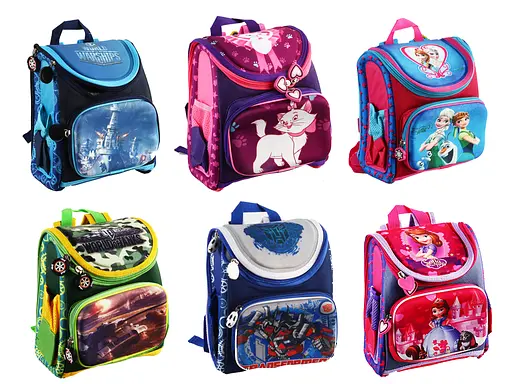 Рюкзак-коробка с принтом, L, 24x20x12 см, 1619 (в ассортименте) - фото 7