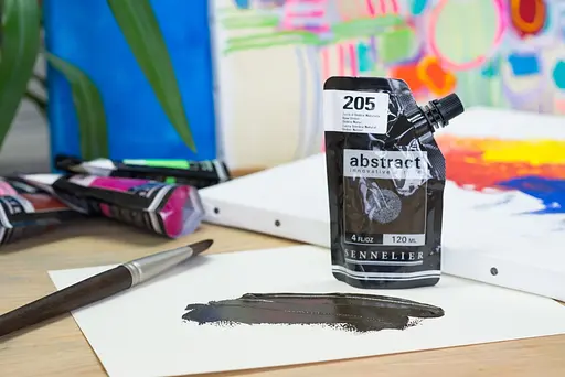 Акриловая краска Sennelier Abstract, 120 мл, Умбра натуральная (Raw Umber) - фото 3