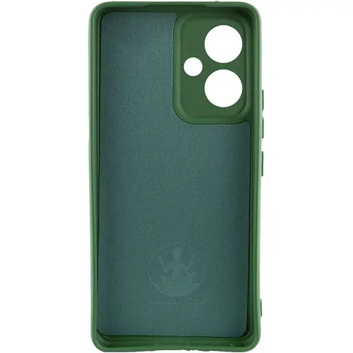Чохол Lakshmi Silicone Cover Full Camera AA для Xiaomi Redmi 13 4G/Poco M6 4G Зелений/Dark green - фото 2