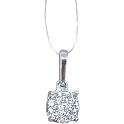 Серебряная подвеска Qvaliz с фианитами. 903-00777