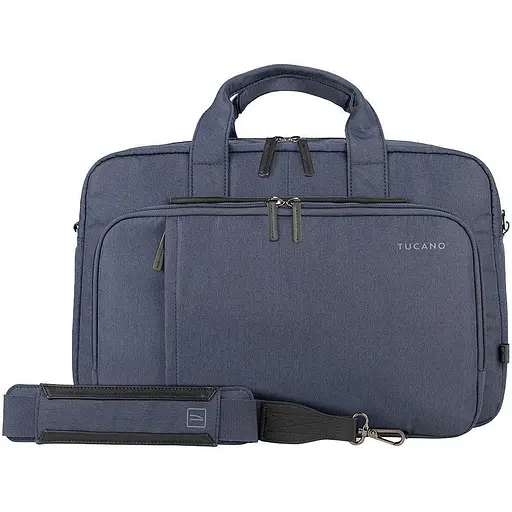 Сумка для ноутбука Tucano 15.6" Flash Blue (BFLASH15-B) - фото 9