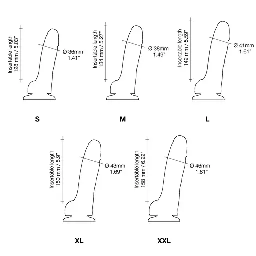 Реалістичний фалоімітатор Strap-On-Me Sliding Skin Realistic Dildo Vanille - XXL, рухливий ефект - фото 8