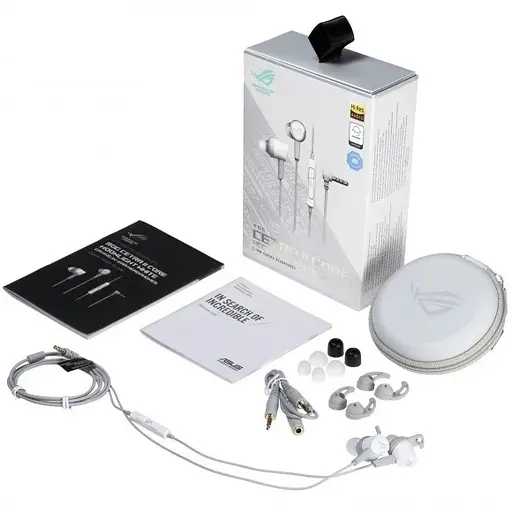 Наушники Asus игровые проводные ROG Cetra II Core (90YH0360-B2UA00) белые - фото 7