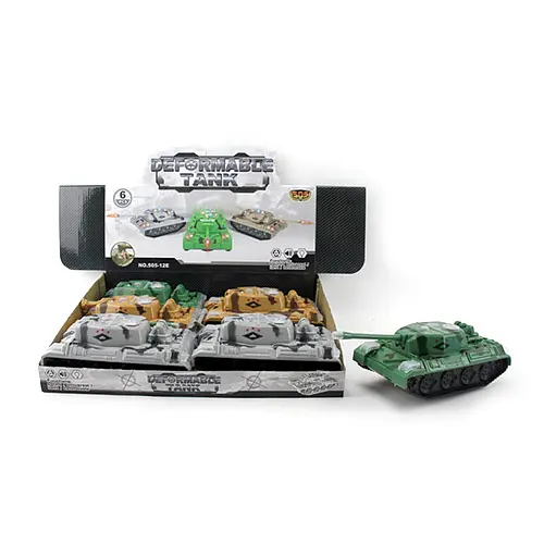 Танк 505-12E 24см, звук, свет,е здит, на батарейке МИКС - фото 1