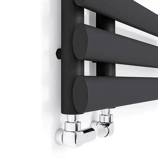 Рушникосушка дизайнерська Ideale Eva 11 12/1130/500 чорний, Чорний - фото 3