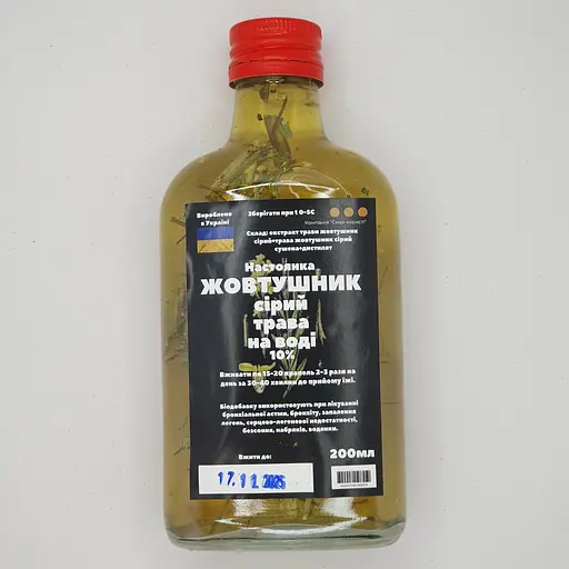 Водна настоянка на траві жовтушника сірого 200 мл - фото 1