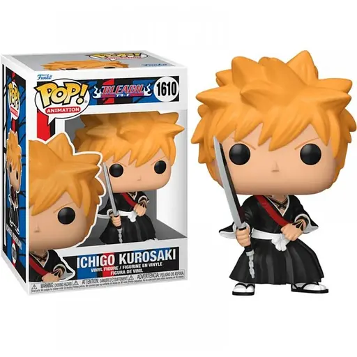 Коллекционная фигурка Funko Pop Блич Ичиго Куросаки Bleach Ichigo Kurosaki 10 см FP B IK 1610 - фото 1