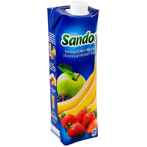 Нектар Sandora с Бананом яблоком и клубникой 950 мл (719478) - фото 1