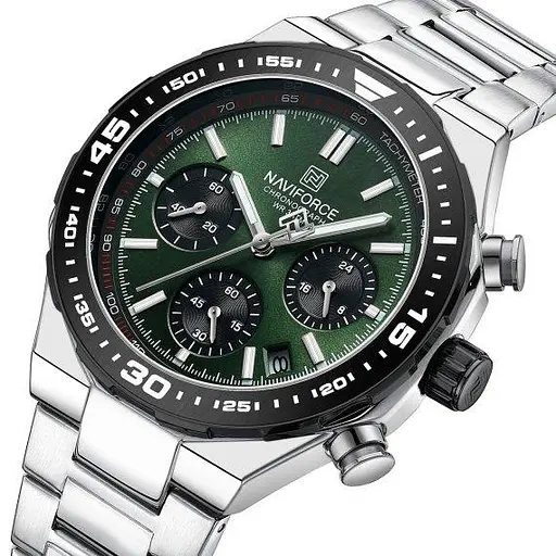 Часы мужские наручные Naviforce Ocean (Серебристый) - фото 2