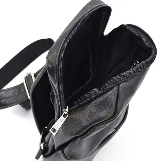 Кожаная сумка-слинг Tarwa 28х22х7 см sum0025565 - фото 6