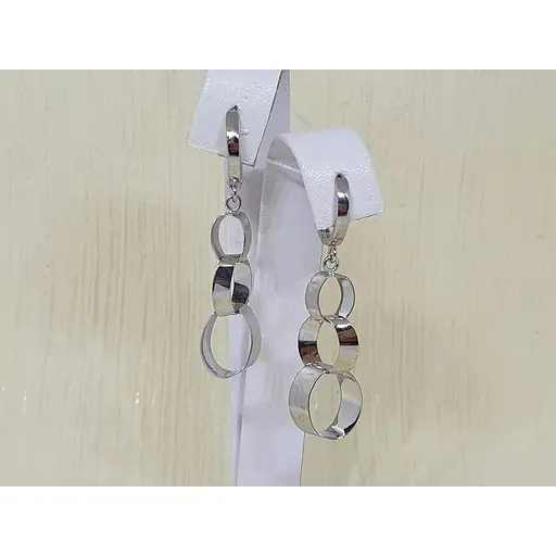 Золоті сережки-підвіски Favoritum. 210229_Б - фото 2