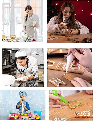 Мішки кондитерські одноразові поліетиленові (100 шт.) 31х26х17 см, Master Прозорий 83362 - фото 10